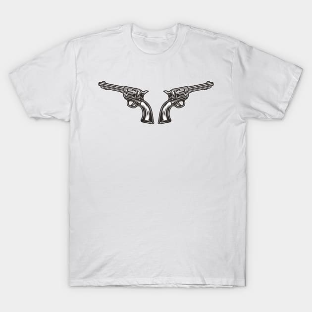 Pistol T-Shirt by niawoutfit